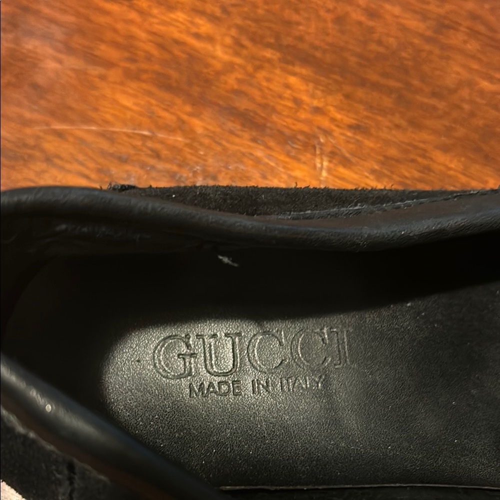 Gucci Men's Black Leather Loafers - Picture 3 of 13